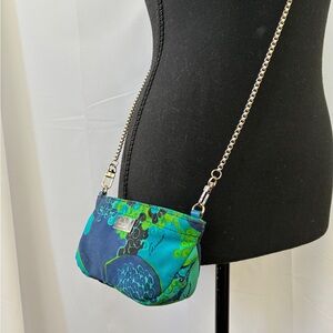 Authentic Gucci Mini Crossbody Bag Blue & Green Chain Strap